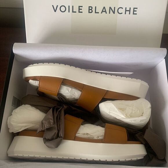 Voile Blanche aria vitello lace up leather lining sandal size EU 37 - Picture 8 of 10